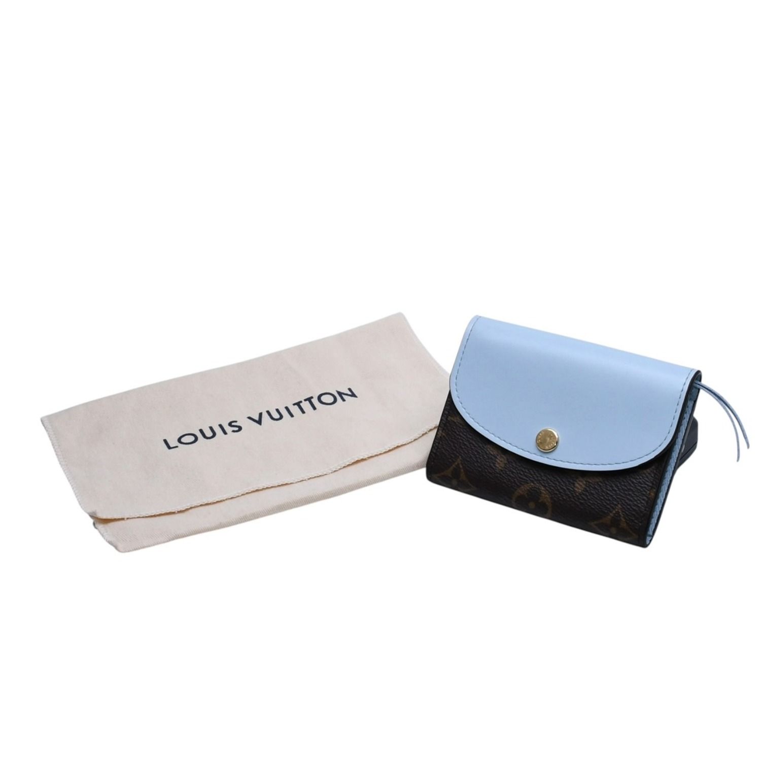 極美品 LOUIS VUITTON ルイヴィトン モノグラム ポルトモネ・ロザリ 