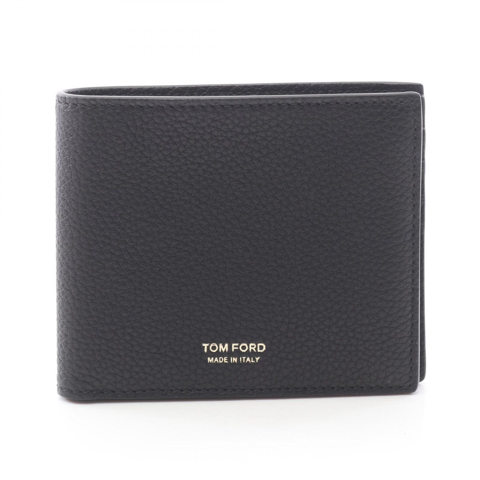 トムフォード TOM FORD 二つ折り財布 Y0228LCL158GNAA ブラック レザー 二つ折り財布 メンズ 新品
