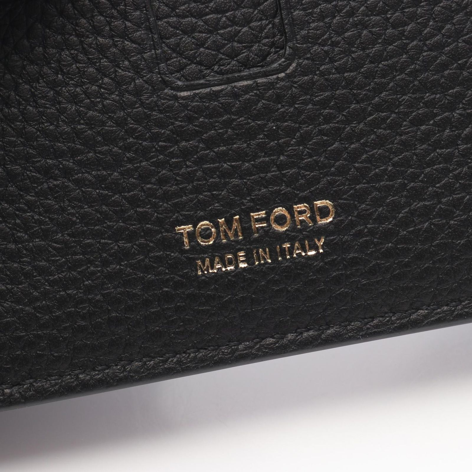 トムフォード TOM FORD 二つ折り財布 Y0228LCL158GNAA ブラック レザー 