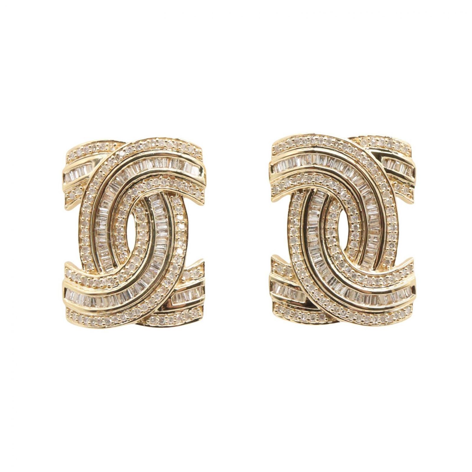 ジュエリー JEWELRY ピアス ダイヤピアス ﾀﾞｲﾔ 6.4g K18（イエローゴールド） ダイヤモンド ダイヤピアス レディース Used A