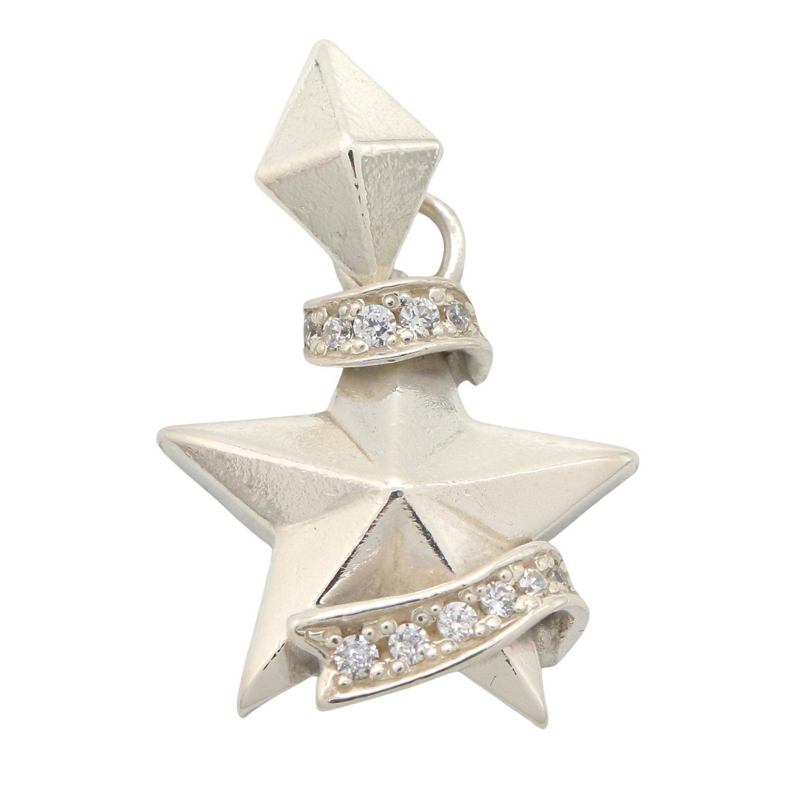 ジュエリー JEWELRY ペンダントトップ ダイヤ シルバー925 トップ 925 4.2g シルバー925 ダイヤモンド ダイヤ トップ レディース Used A