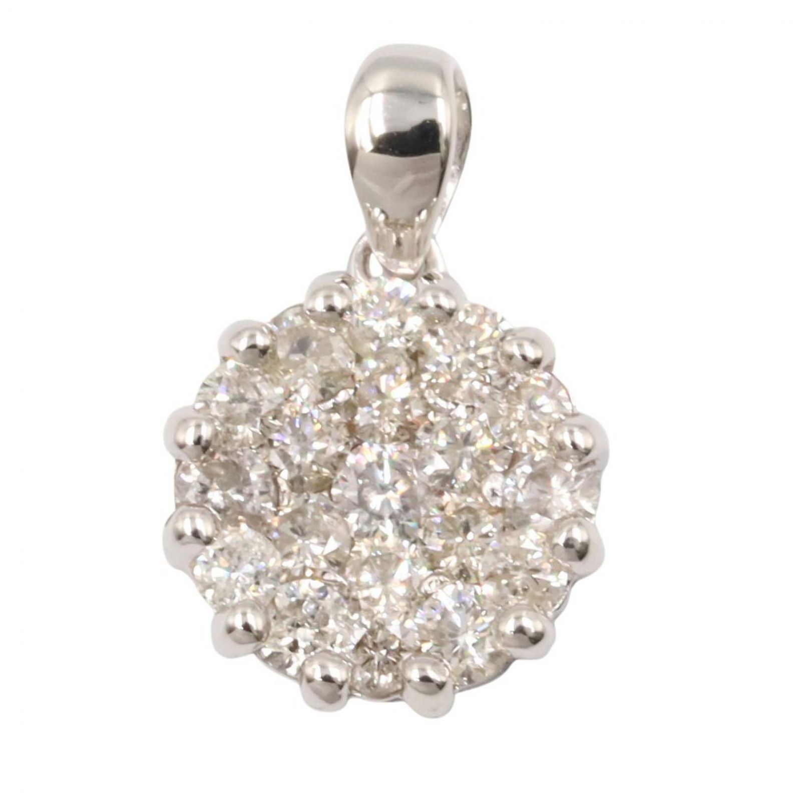 ジュエリー JEWELRY ペンダントトップ ダイヤモンド トップ K18WG 2.4g