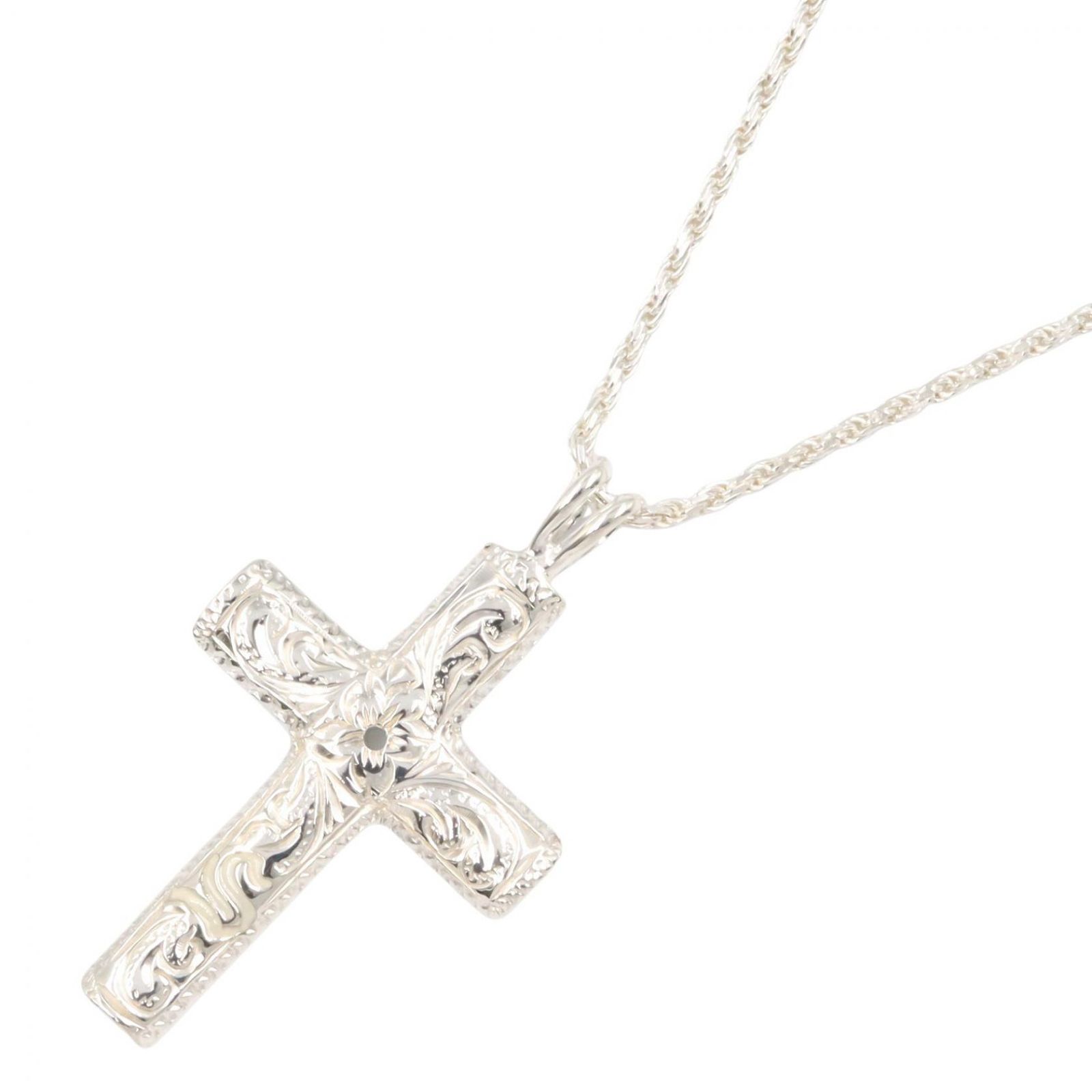 ジュエリー JEWELRY ネックレス クロスネックレス 925 8.41g 首回り50.5㎝ シルバー925 クロスネックレス ユニセックス Used A