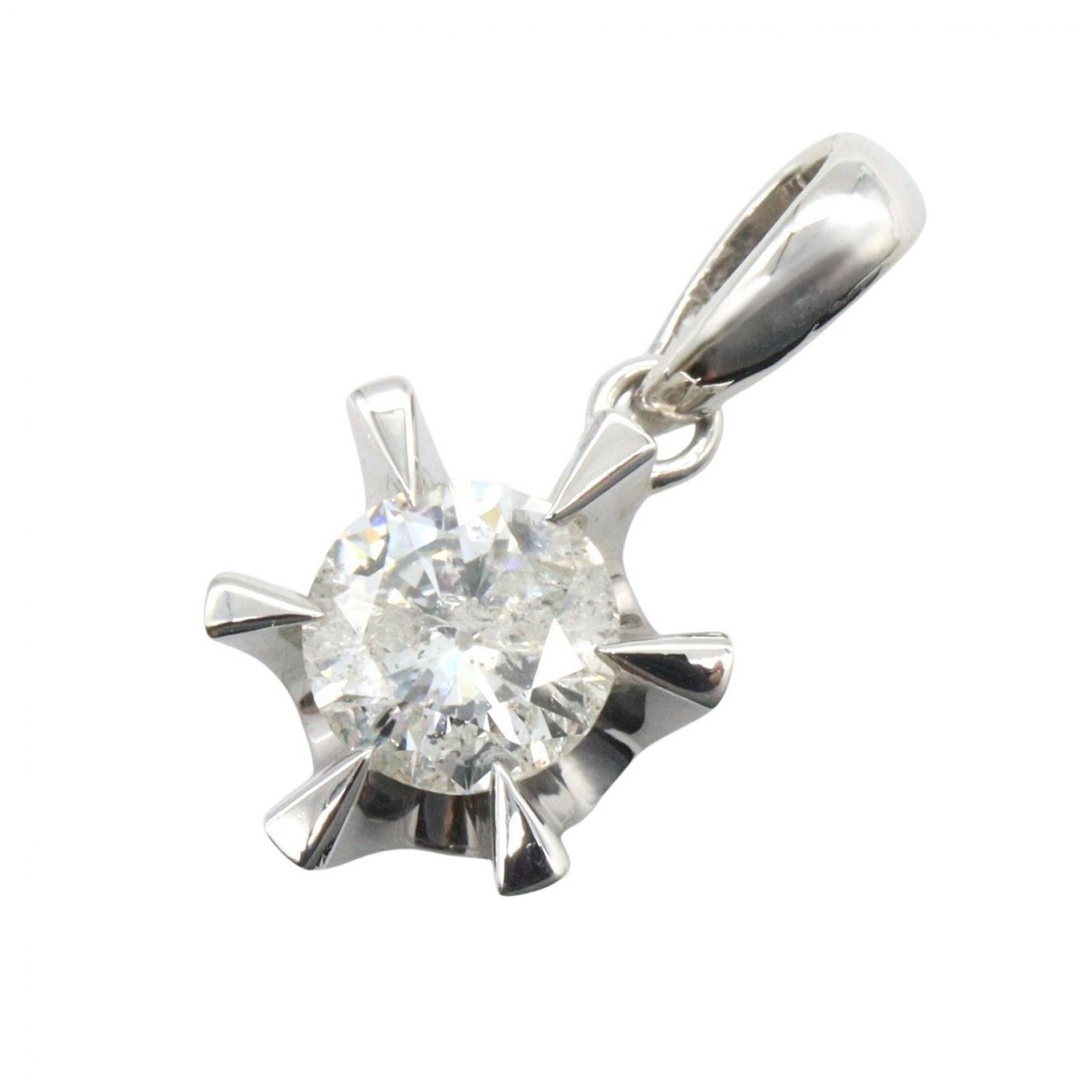 ジュエリー JEWELRY ペンダントトップ ダイヤモンド トップ ﾀﾞｲﾔ 4.0g Pt900プラチナ ダイヤモンド トップ レディース Used A