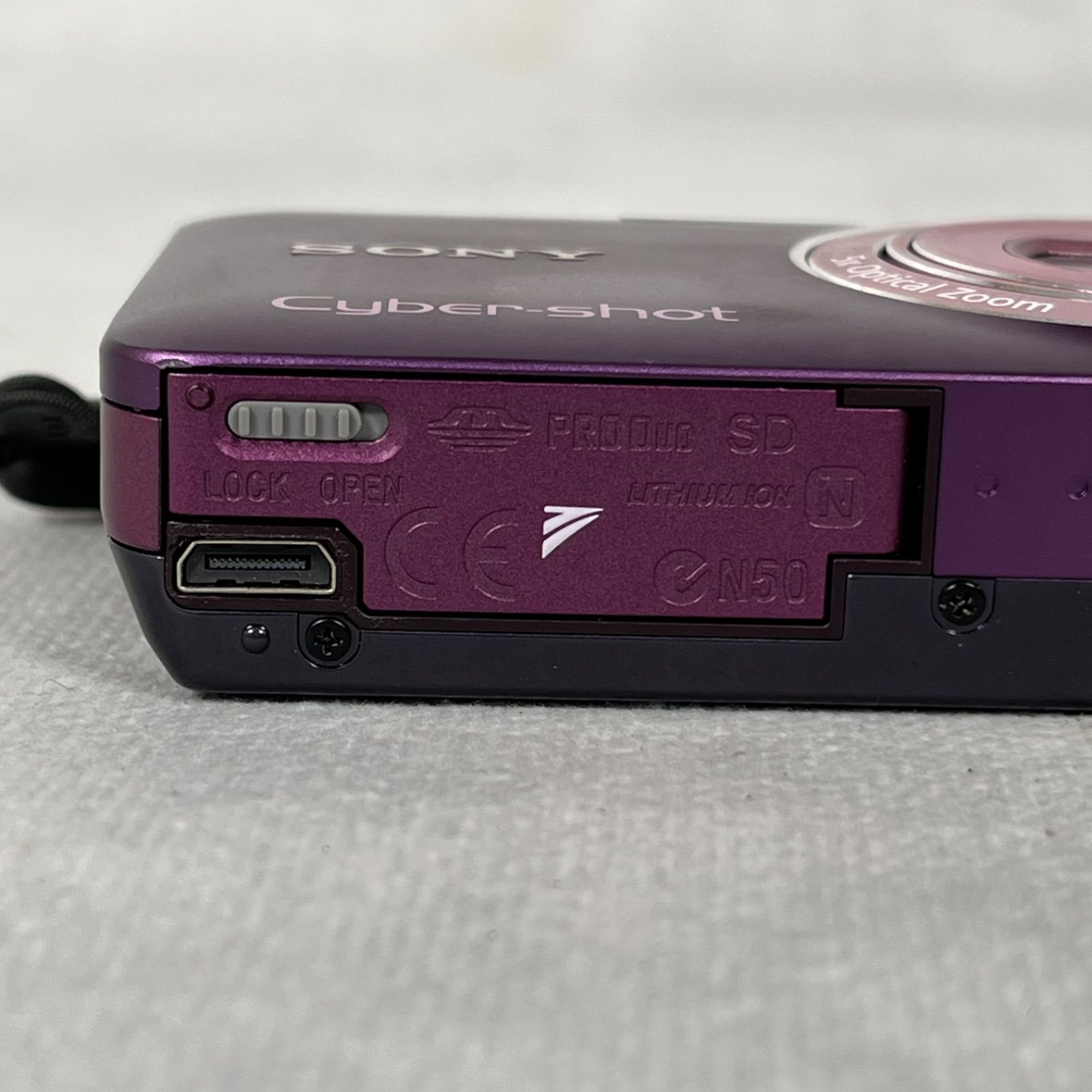 Sony Cyber-shot 紫 DSC-WX5 中古 SDカードなし SONY デジタルカメラ Cyber-Shot WX5 DSC-WX5/V