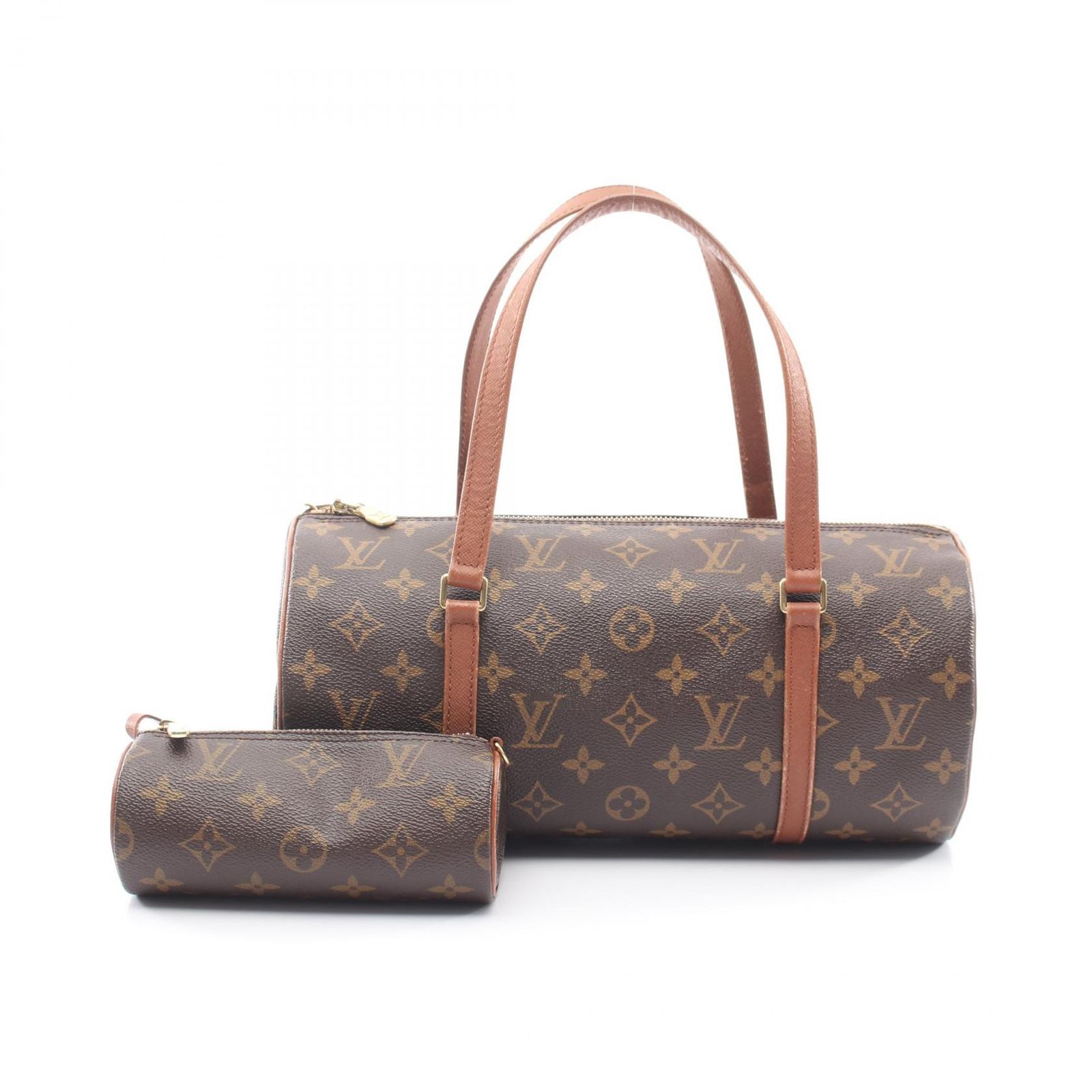 ルイ・ヴィトン LOUIS VUITTON ハンドバッグ パピヨン30 旧型 M51365 PVCコーティングキャンバス レザー パピヨン(旧)GM レディース Used B