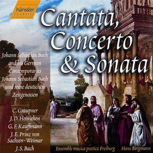 【CD】Cantata Cto & Sta: Bach & His German Contemps