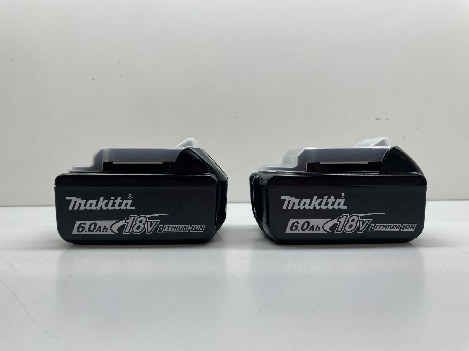 【新品未使用 開封品 外箱なし2個】マキタ 18Vバッテリー6.0Ah 2個セット リチウムイオン電池 BL1860B