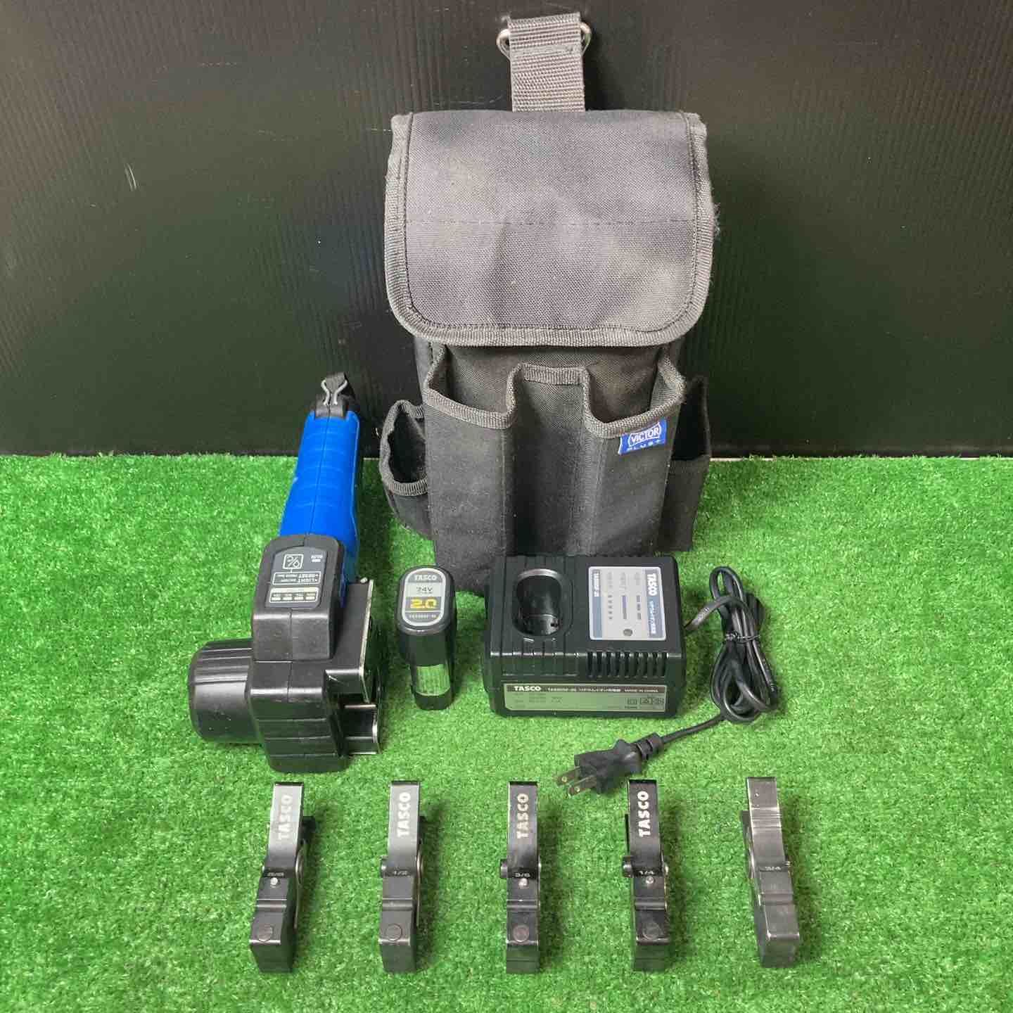 【中古品】★タスコ(TASCO) コードレスフレアツール TA550SF ◎クランプ5個付き！【岩槻店】