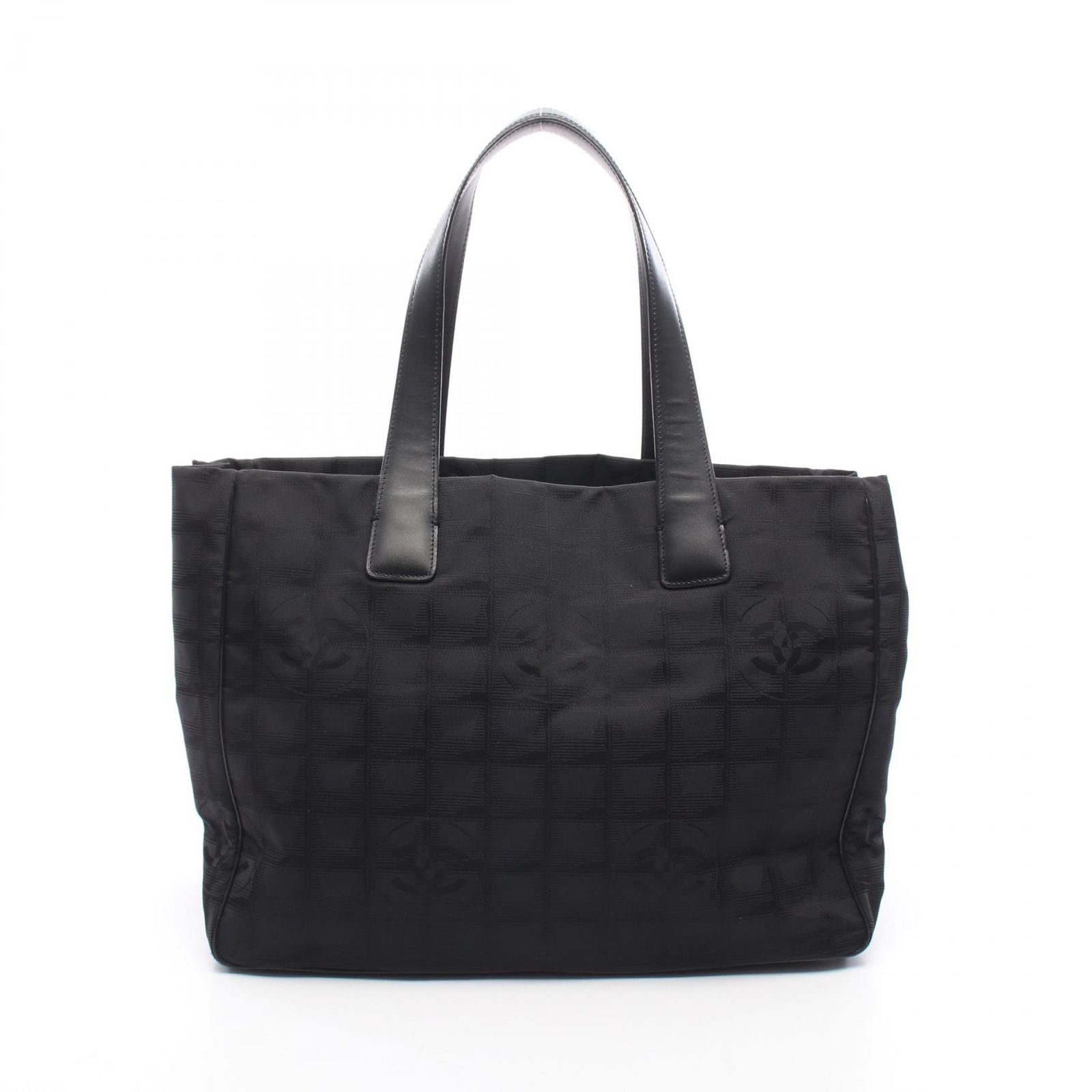 シャネル CHANEL トートバッグ ニュートラベルラインMM A15991 ブラック レザー ニュートラベルライントートMM レディース Used B