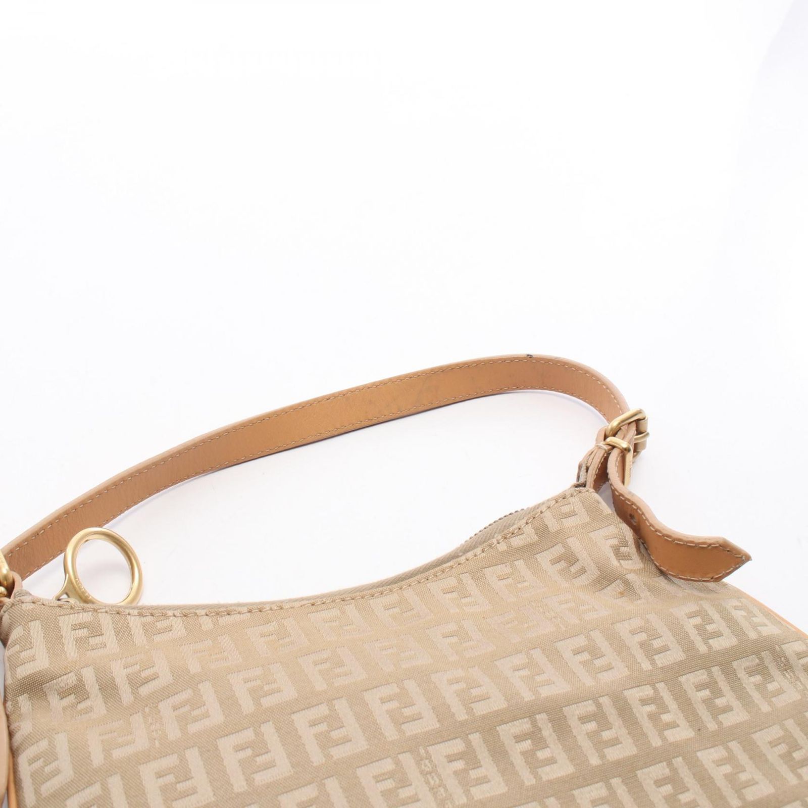 フェンディ FENDI ショルダーバッグ ズッキーノ ベージュ/ブラウン 