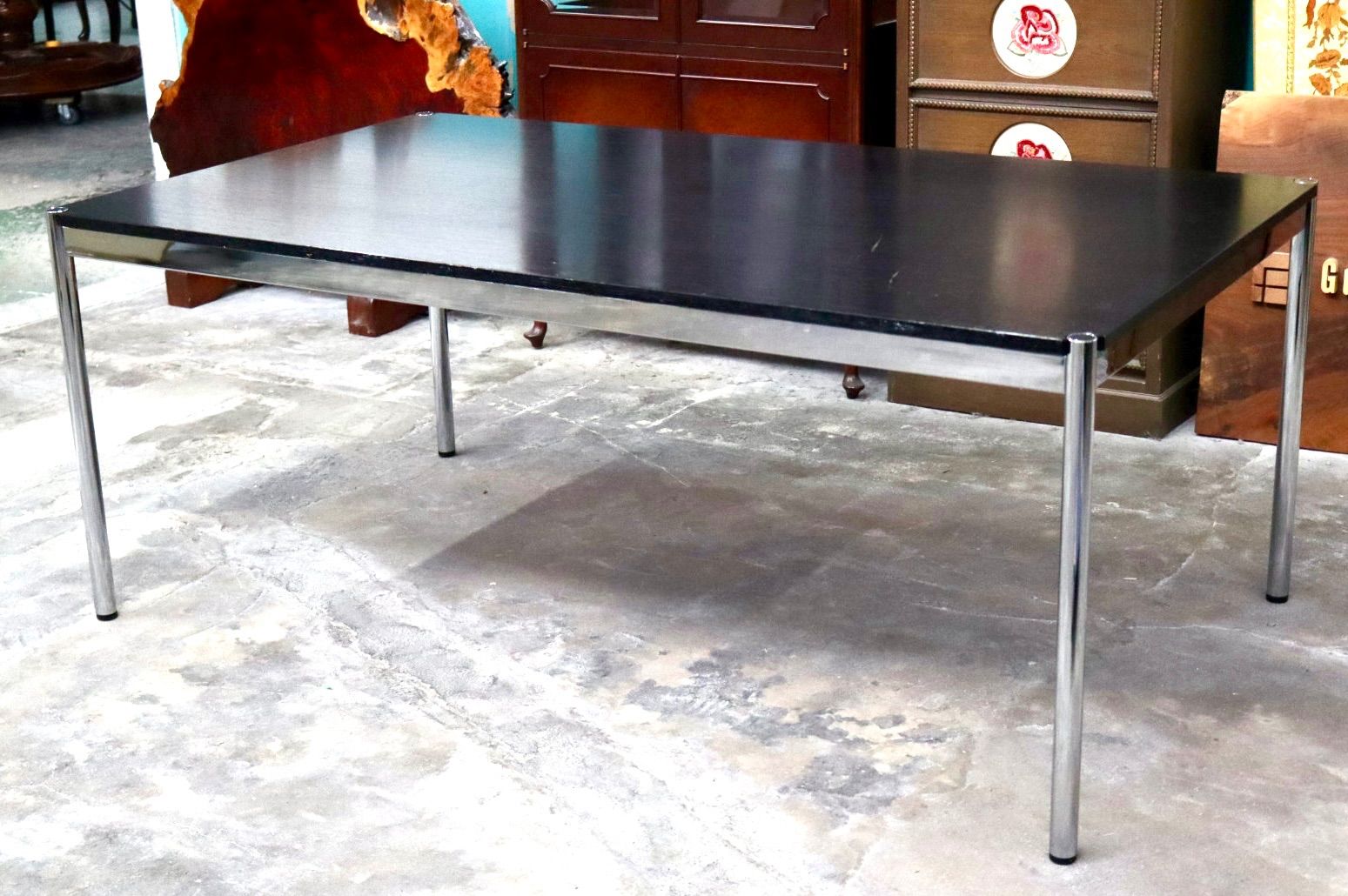 GMJH99B○USM Haller ハラーシステム ミーティングテーブル 会議テーブル 作業台 ダイニングテーブル 机 スイス モダン
