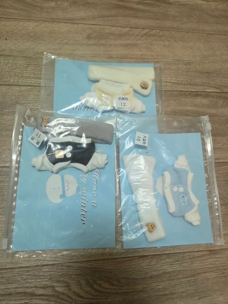 10cm ぬいぐるみ服 キャットクローゼット スタジャン マフラーセット