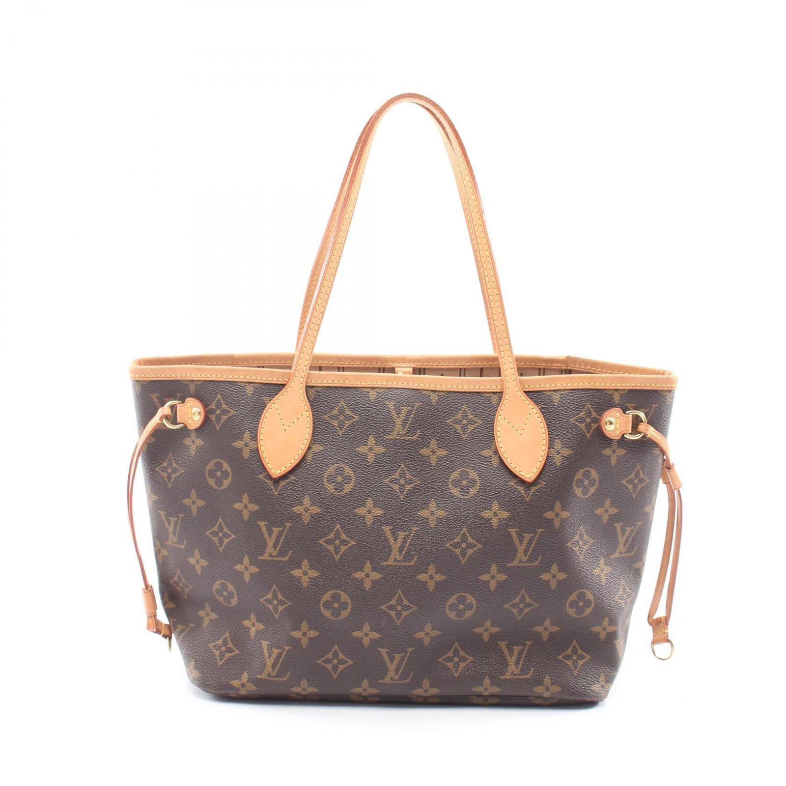 ルイ・ヴィトン LOUIS VUITTON トートバッグ ネヴァーフルPM M40155 PVCコーティングキャンバス レザー ネヴァーフルPM レディース Used A