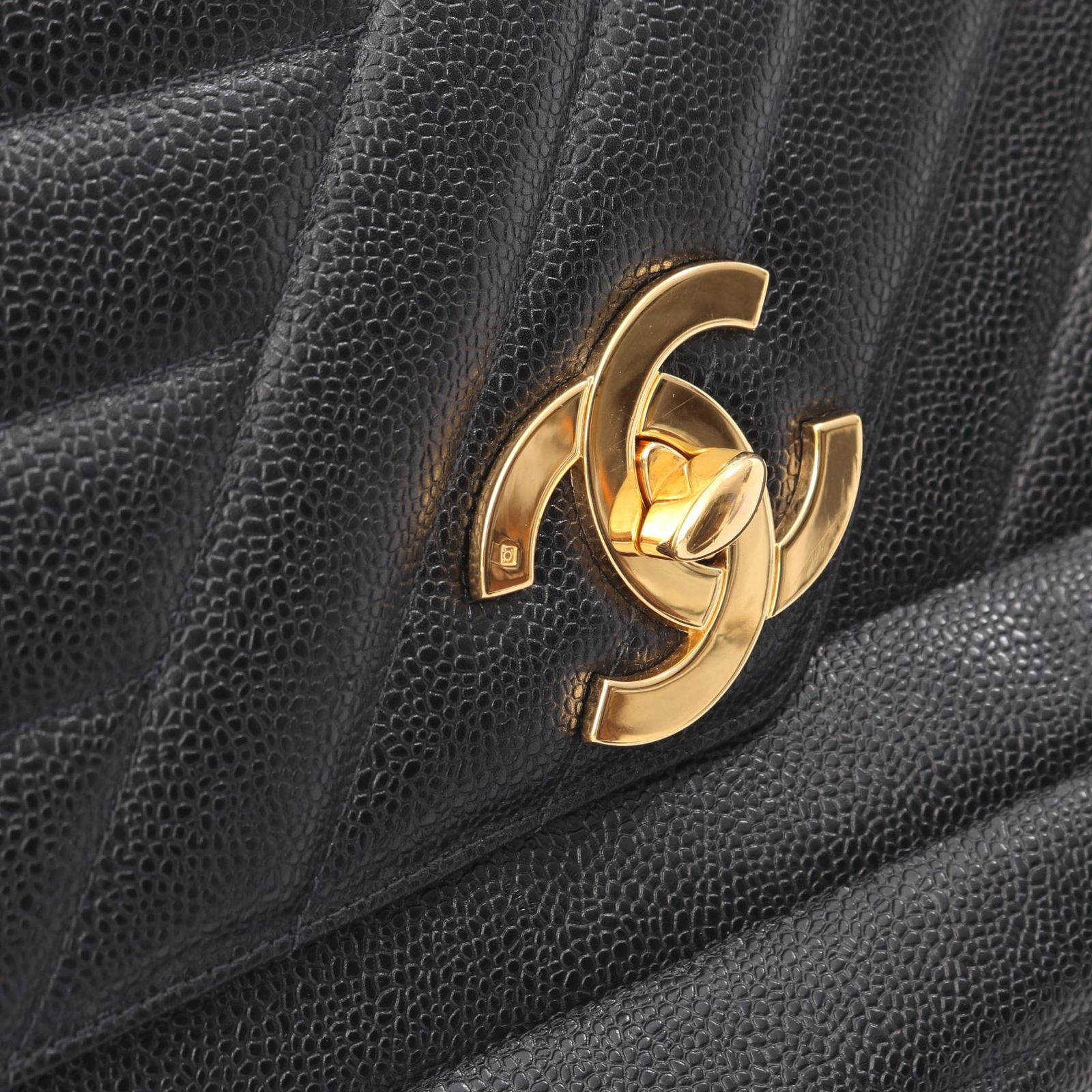 シャネル CHANEL ショルダーバッグ バイアスステッチ ブラック
