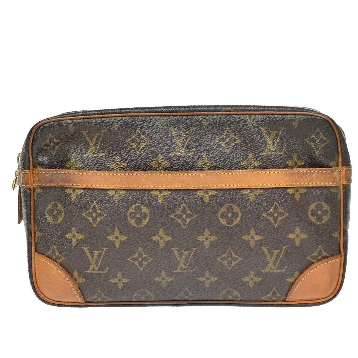 LOUIS VUITTON ルイ・ヴィトン コンピエーニュ 28 クラッチバッグ モノグラム レザー M51845 66KC179 15,246円