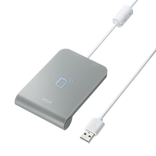 サンワサプライ ICカードリーダライター 非接触型【電子車検証/マイナンバーカード/IC免許証/FeliCaカード/税理士カード/HPKIカード(医師資格証)対応】 Windows・Mac両対応 ADR-MNICU3t 2fcfdc0f