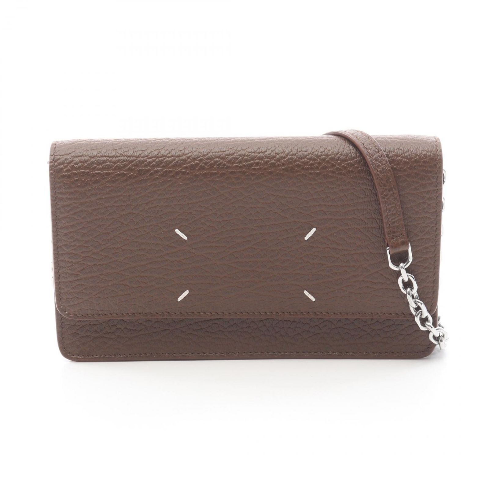 メゾン マルジェラ Maison Margiela ショルダーバッグ 4ステッチ SA3UI0008P4455T2181 ブラウン レザー チェーンウォレット レディース 新品