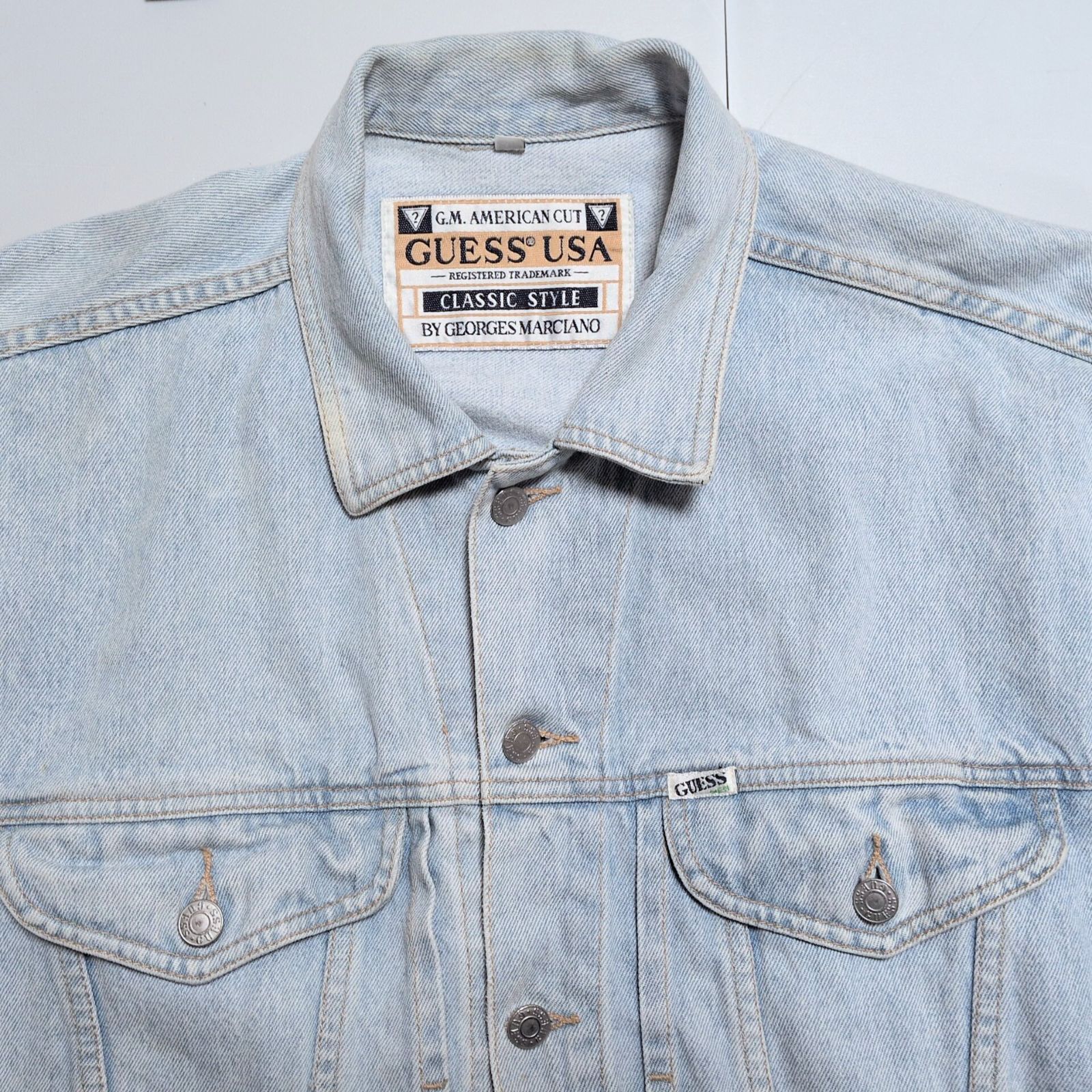 GUESS(ゲス) GEORGES MARCIANO FOR GUESS デニムジャケット メンズ JPN 