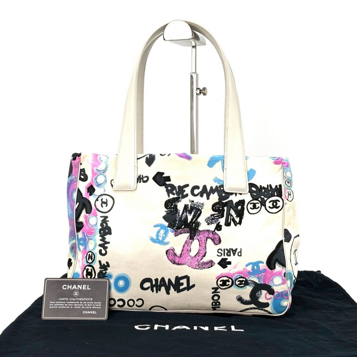 自由を描くCHANEL】 CHANEL ニュートラベルライン トートPM ココマーク 