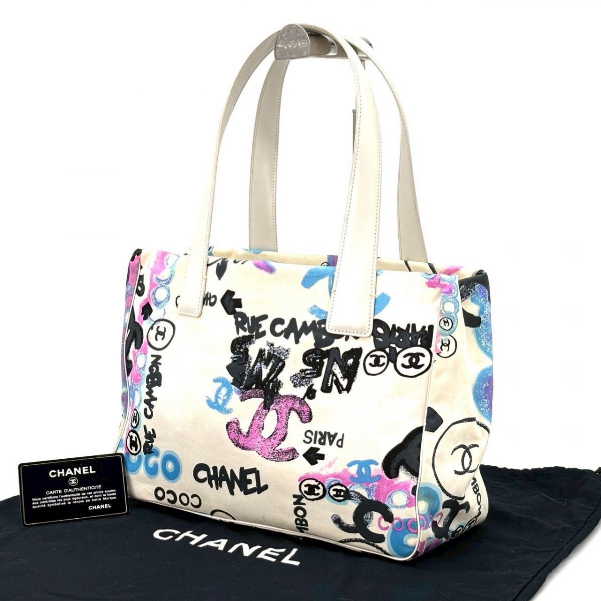 自由を描くCHANEL】 CHANEL ニュートラベルライン トートPM ココマーク