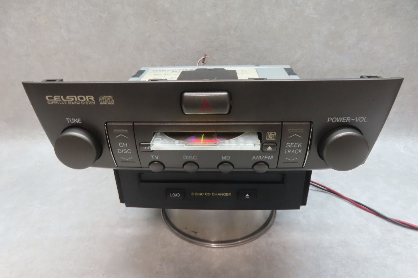 動作保証付★F6462/セルシオ UCF30 UCF31 前期 86120-50631 FX-MG8206　純正 CD MD チェンジャー オーディオ プレイヤー デッキ 本体のみ
