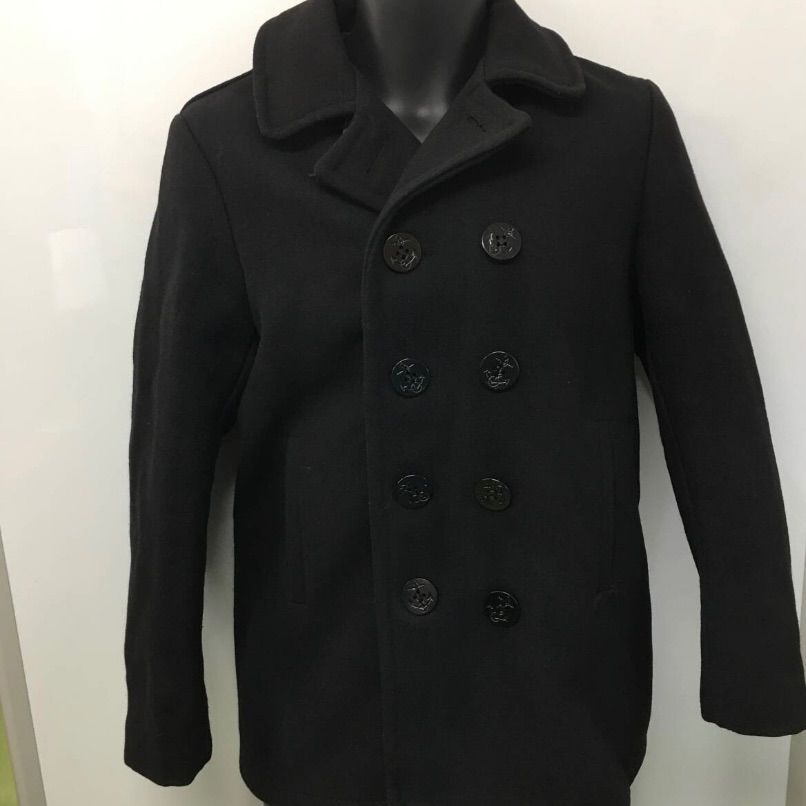 SCHOTT ショット U.S.740N PEA JACKET 18 ピーコート ブラック ウール