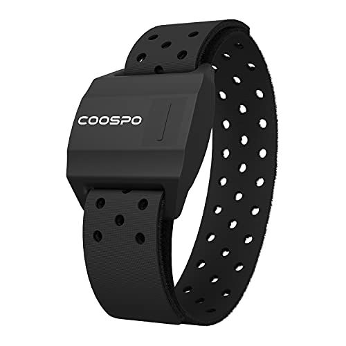CooSpo 心拍計アームバンド ハートレート 付き光学式心拍センサー サポートスマートフォンとスマートウォッチ Bluetooth およびANT+e