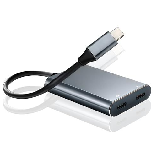 XREA L Hub/パワー/プレイ アダプター/XREA L Air 2 Pro ARグラスを使いながらデバイスの充電が可能/Steam Deck、ROG Ally、Switch、PhoneやAndroid携帯など、65Wの急速充電と60Hzをサポート(Se