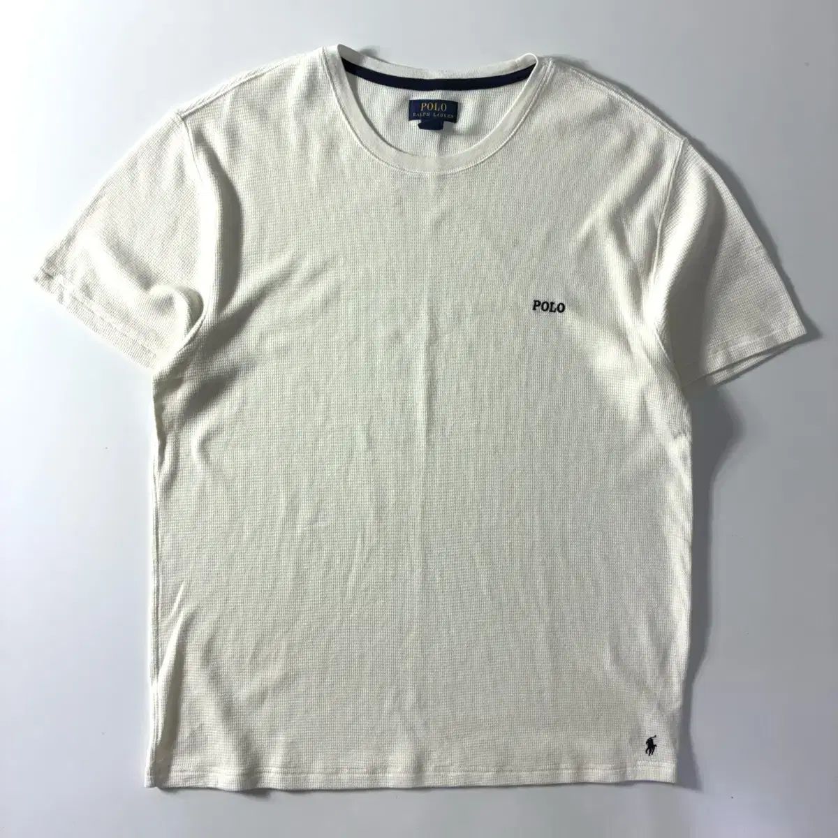 Polo ポロ ラルフローレン 刺繍 コットン ワッフル 半袖 ニット