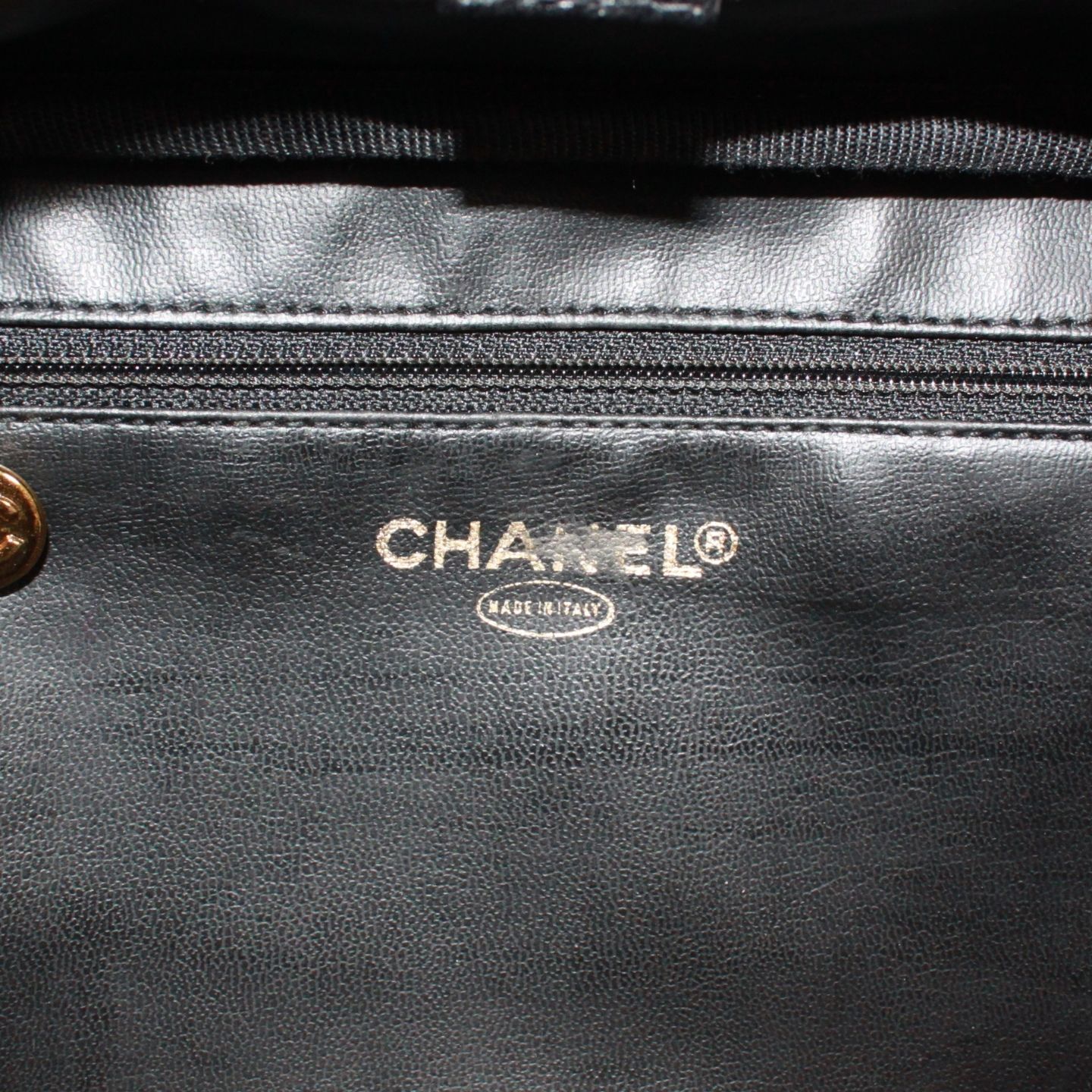 CHANEL ココマーク バニティバッグ キャビアスキン ブラック 