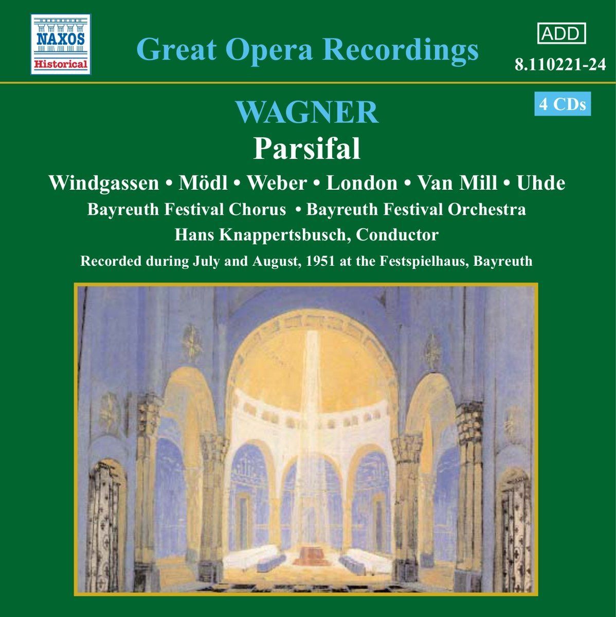 【CD】Wagner: Parsifal 1951