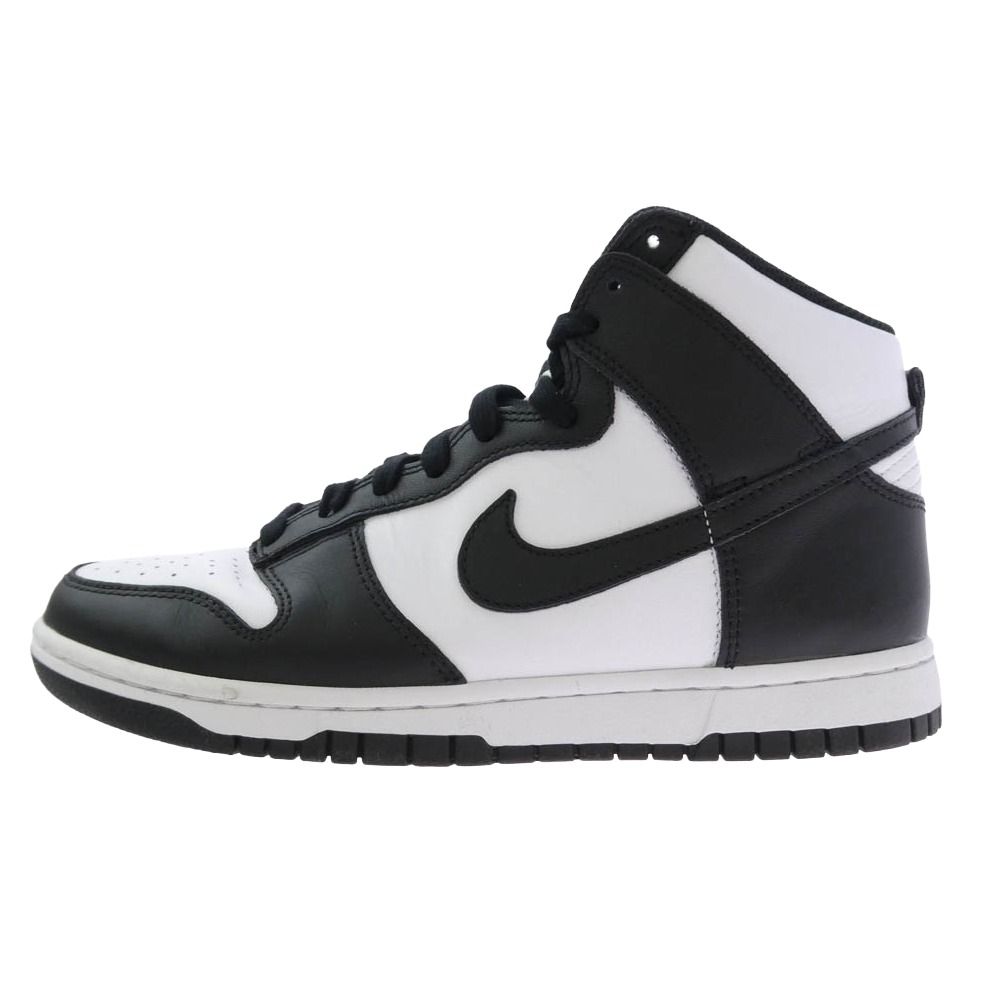 NIKE ナイキ DD1399-103 Dunk High Black and White ダンク ハイ ブラック アンド ホワイト ハイカット スニーカー ブラック系 ホワイト系 26cm【中古】