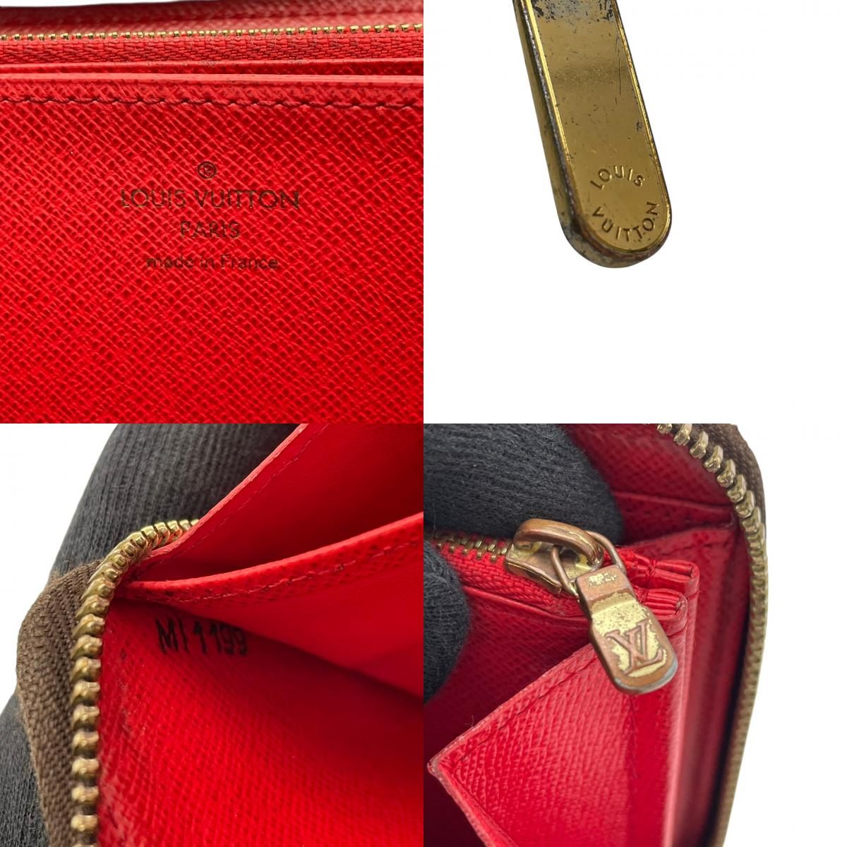 Louis Vuitton モノグラム 長財布 ブラウン/レッド 【公式通販】