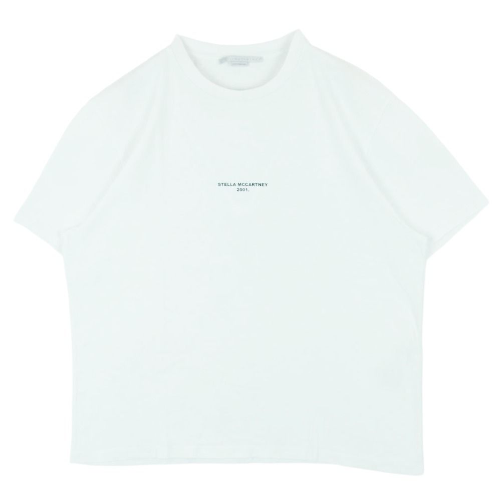 Stella McCartney ステラマッカートニー 2001. フロントプリント 半袖 Tシャツ ポルトガル製 ホワイト系 42【中古】