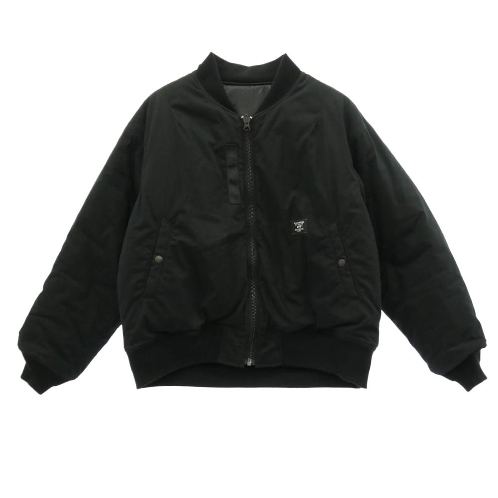 WTAPS ダブルタップス 232WVDT-JKM05 JFW-02 JACKET NYCO WEATHER MA-1 ボンバージャケット ブラック系 M 02【中古】