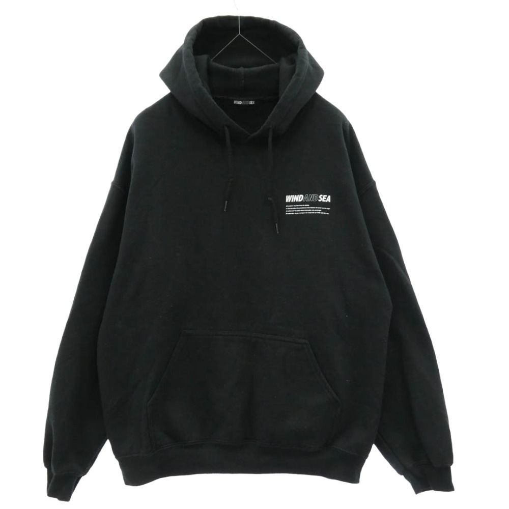 ウィンダンシー WIND AND SEA / フィールドパーカー　M WIND AND SEA ウィンダンシー 19AW WDS-CS-179 ロゴ バックプリント