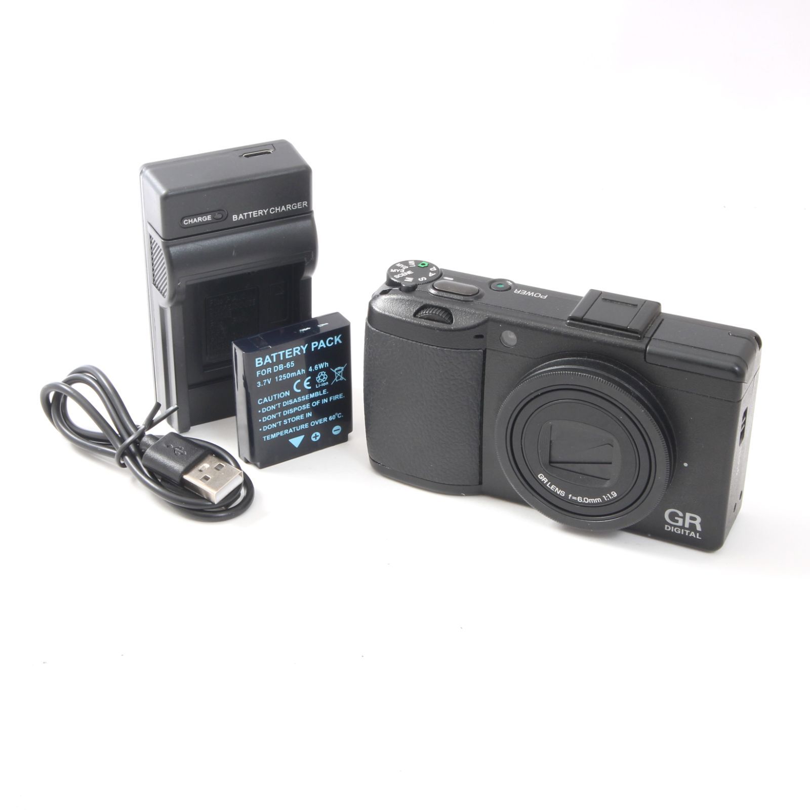 【シャッター数500回】 RICOH リコー GR DIGITAL III コンパクトデジタルカメラ