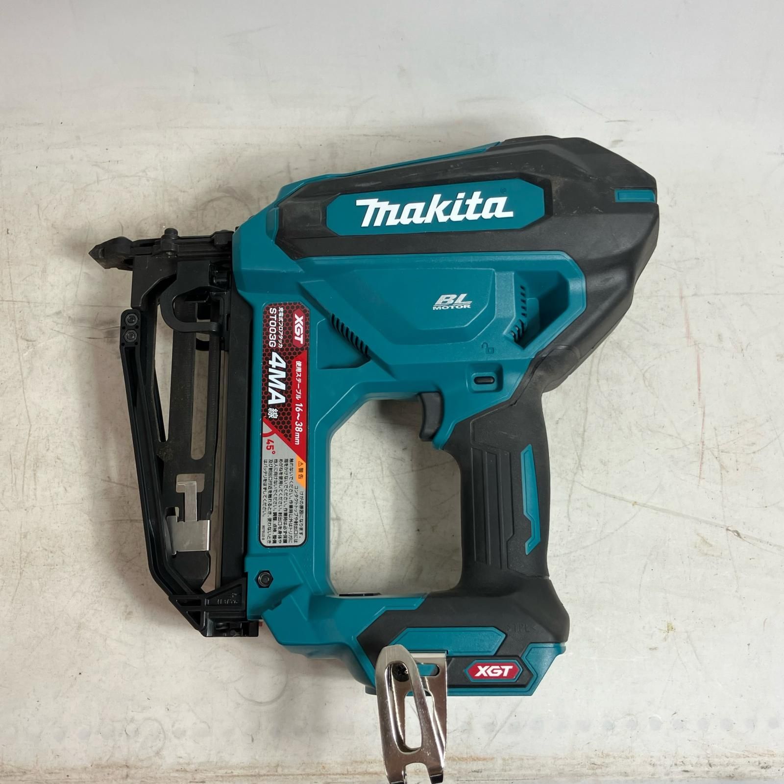 MAKITA マキタ 40v 38mm 充電式フロアタッカ ※バッテリー、充電器無し ST003G ブルー