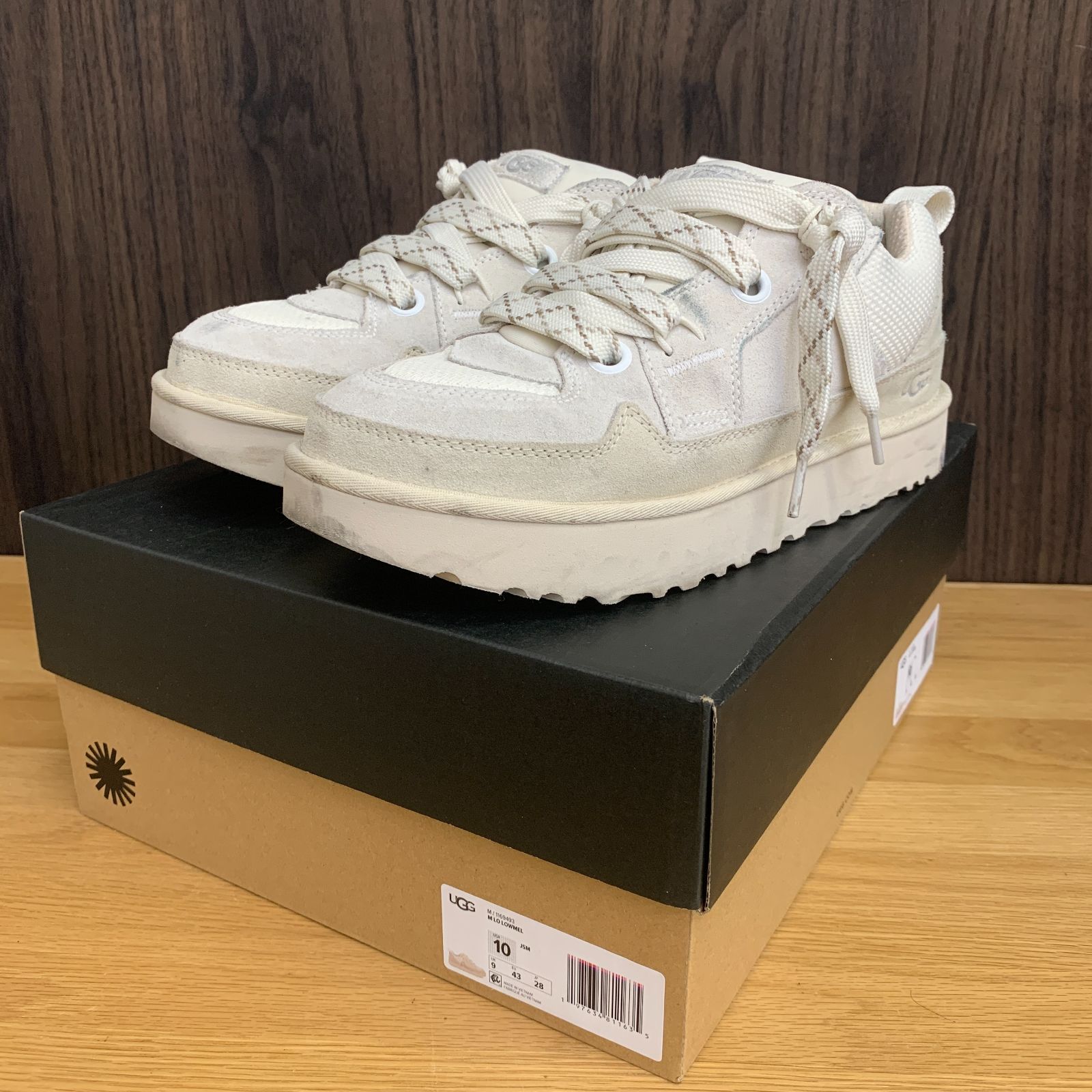 【人気モデル】UGG アグ LOWMEL ロウメル 厚底スニーカー 28cm 箱付