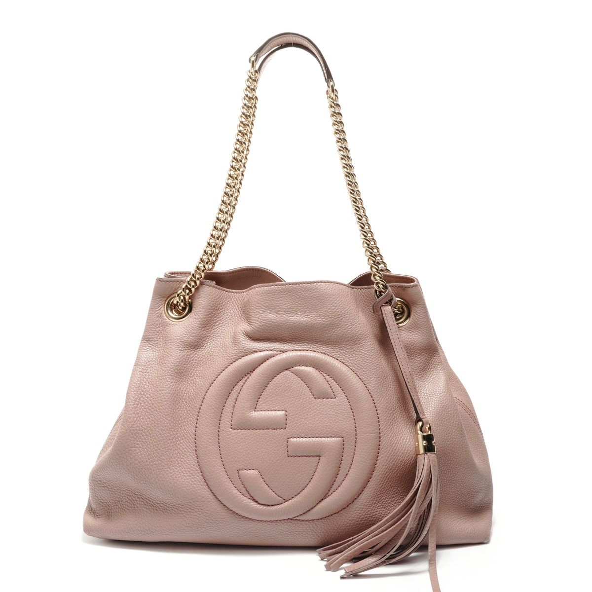 GUCCI グッチ トートバッグ ソーホー インターロッキングG チェーン【中古】