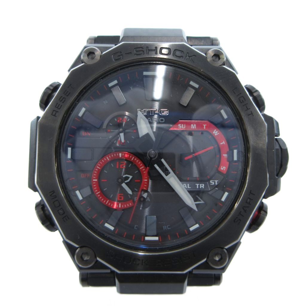 カシオジーショック CASIO G-SHOCK 腕時計 ウォッチ 電波 ソーラー アナログ 3針 Bluetooth搭載 MTG-B2000YBD-1AJF ブラック /FF