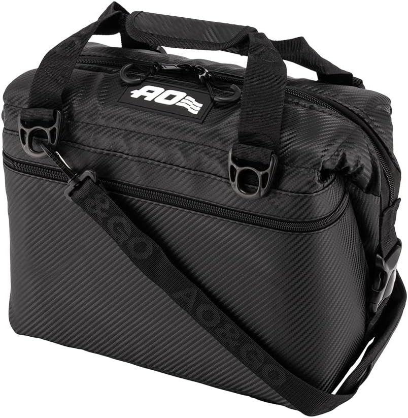 AO Coolers 48パック カーボン ソフトクーラー AOCR48BK ブラック 45.4L 大容量 保冷バッグ アウトドア キャンプ 釣り