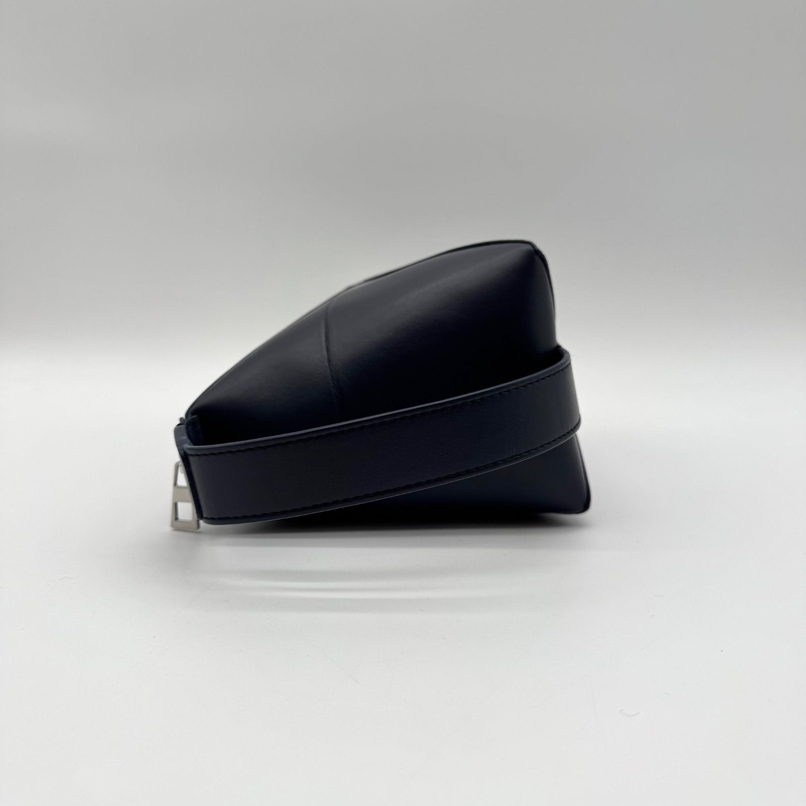 未使用級✨LOEWE ロエベ ハンドバッグ パズルフォルド ウォッシュバッグ レザー ブルー