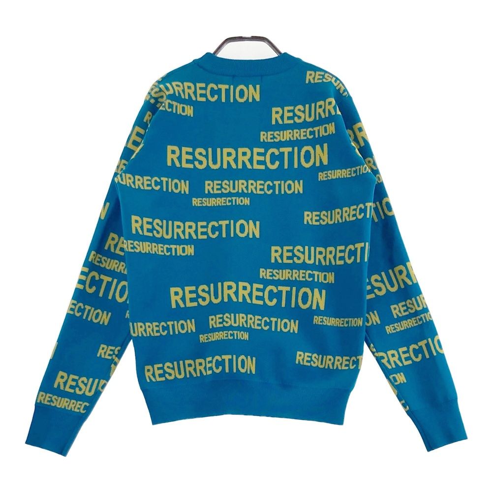 レザレクション　ニット サイズ：M RESURRECTION レザレクション 長袖ニットセーター ブルー系