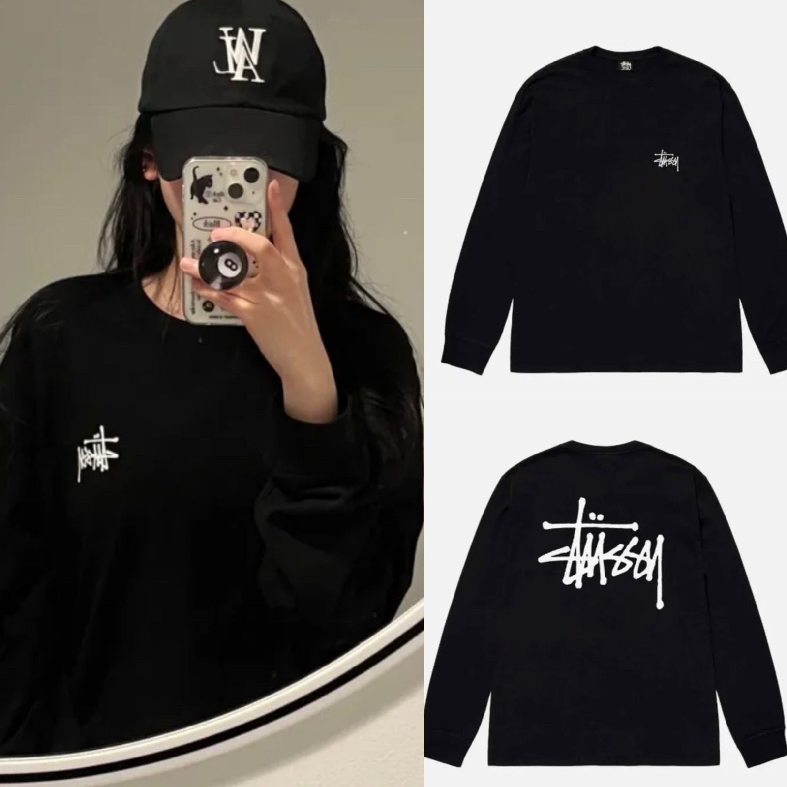☆ STUSSY ☆ Basic Stussy LS T-Shirt M
