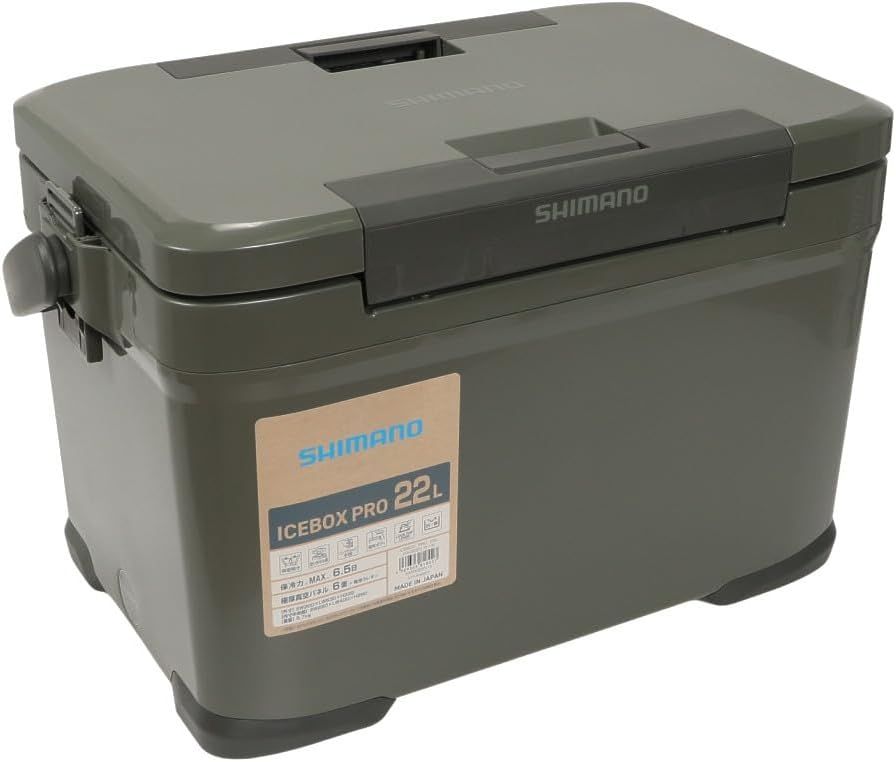 [シマノ] クーラーボックス 22L アイスボックスPRO ICEBOX PRO 22L NX-022V カーキ 01 カーキ 22L