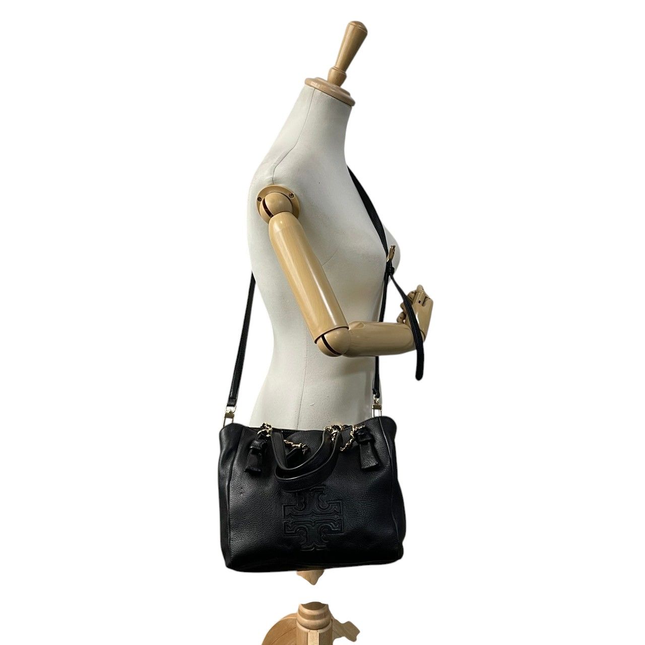 美品 トリーバーチ TORY BURCH テア Thea チェーンストラップ トート