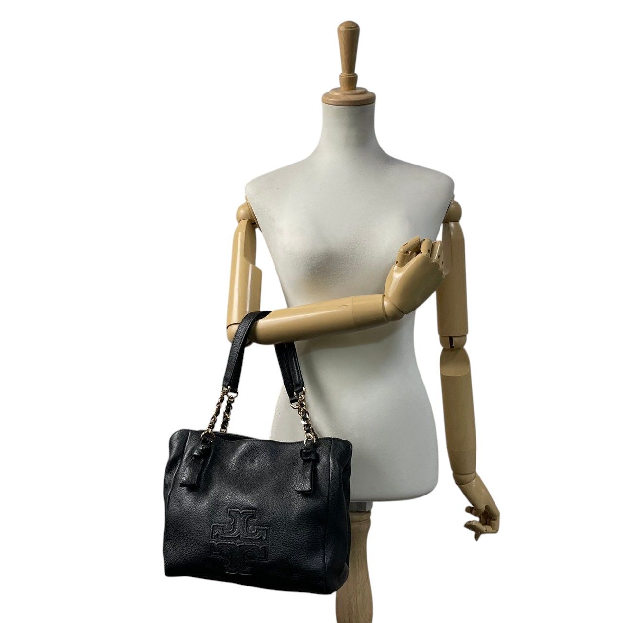 美品 トリーバーチ TORY BURCH テア Thea チェーンストラップ トート 