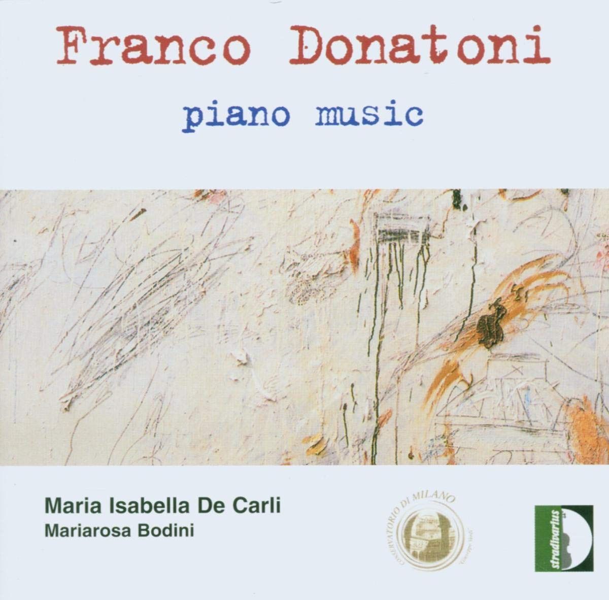 【CD】Donatoni: Piano Music